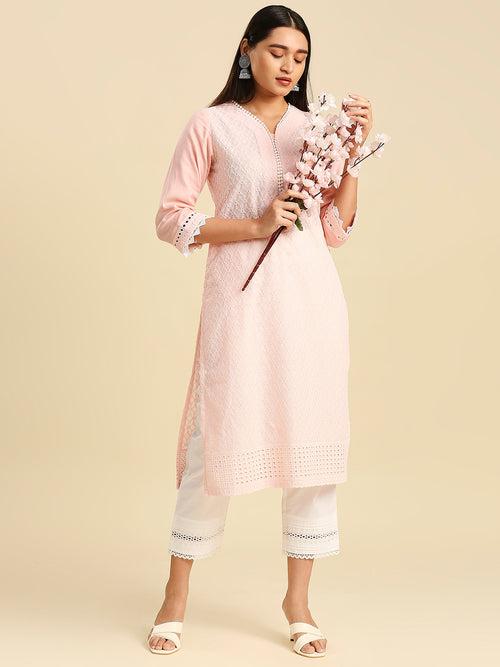 GULAB EMBROIDERED KURTA