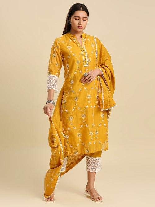 IRA MUL KURTA & DUPATTA SET