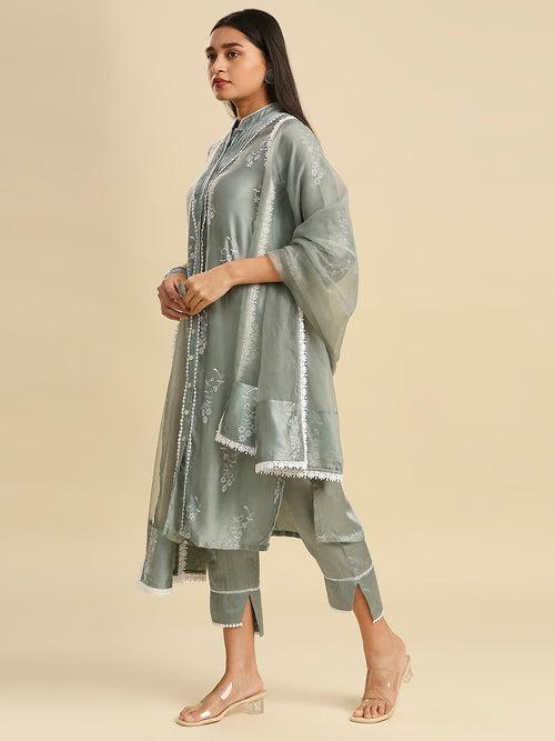 IZA MODAL SATIN KURTA & DUPATTA SET