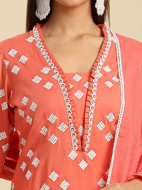 JIYA MUL KURTA & DUPATTA SET