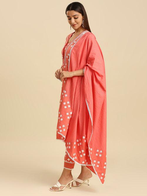 JIYA MUL KURTA & DUPATTA SET