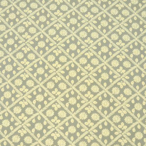 Jaal Yellow Georgette Fabric