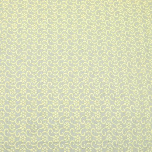 Yellow Luxe Embroidered Premium Cotton Fabric