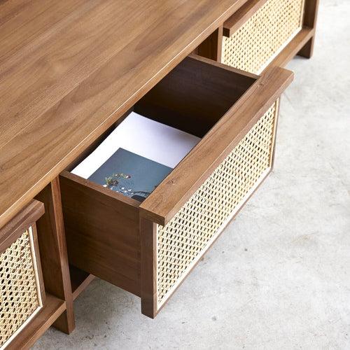 Yoko Rattan TV Unit