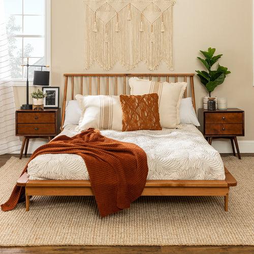 Ameya Solid Wood Queen Bed