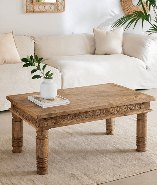 Anubis Solid Wood Center Table