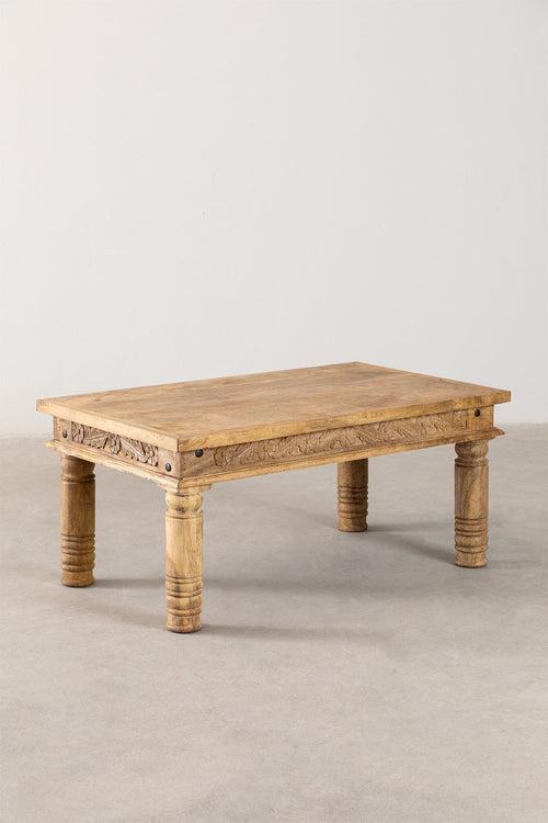 Anubis Solid Wood Center Table