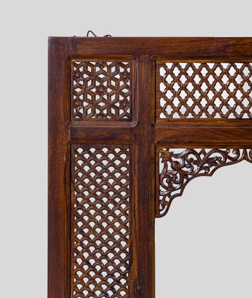 Rajasthani Carved Wooden Jharokha