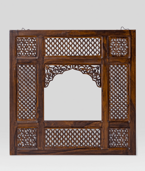 Rajasthani Carved Wooden Jharokha