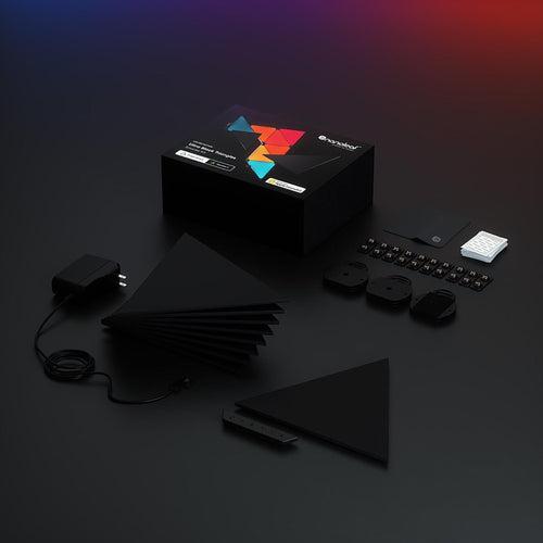 Nanoleaf Shapes Ultra Black Triangles Smarter Kit (9 Panels) - Multi-color