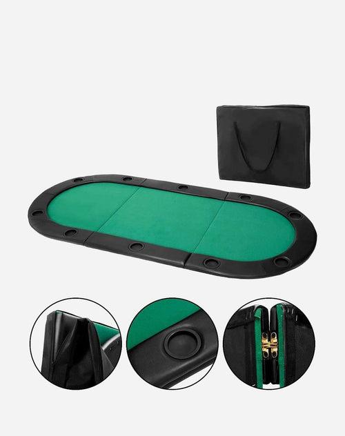 Three Fold Table Top- Carry Case, Green/Black Colour