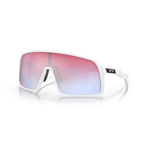 Oakley Sutro Prizm Snow Sapphire Lenses Polished White Frame