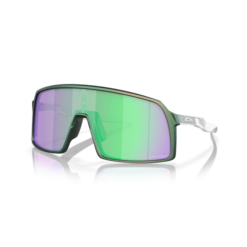 Oakley Sutro Prizm Road Jade Lenses Matte Silver Green Colorshift Frame