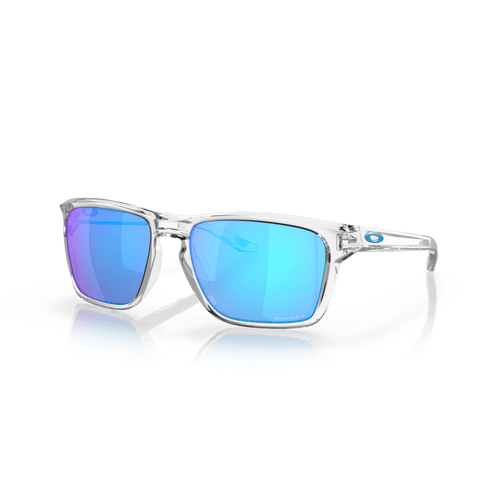 Oakley Sylas Prizm Sapphire Lenses Polished Clear Frame