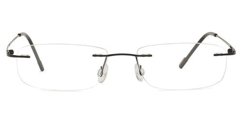 Specsmakers Lightanium Unisex Eyeglasses Rimless Rectangle Medium 49 Metal SM AM011