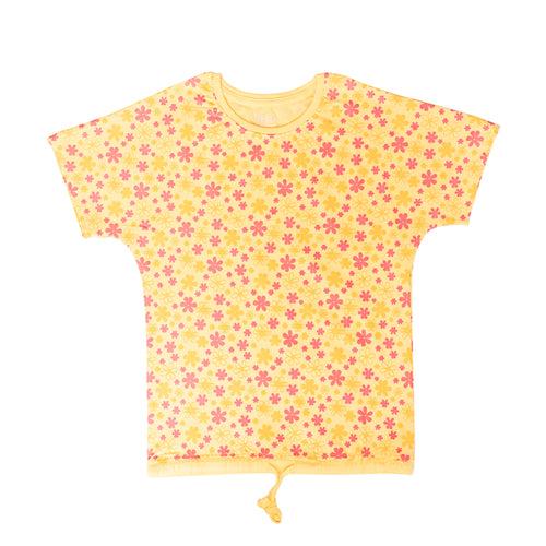 Girls S/S Top (Style-TG231203) Yellow