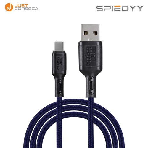 Spiedyy USB to TYPE-C 1.2Mtr Long Cable