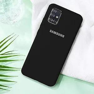 Black Original Silicone Case for Samsung A71