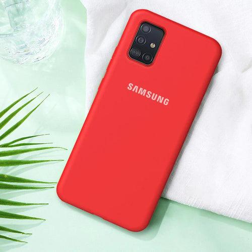 Red Original Silicone Case for Samsung A71