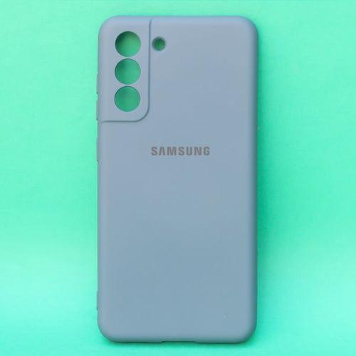 Blue Original Camera Safe Silicone case for Samsung S23