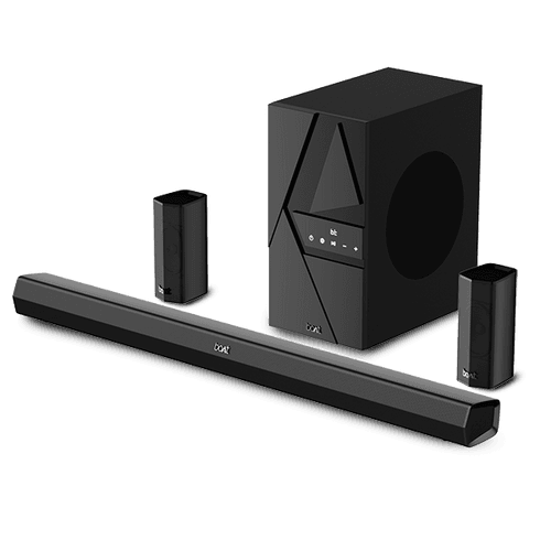 boAt Aavante Bar 3500 | Bluetooth Soundbar with 500W RMS Immersive Sound, 5.1 Channel with Subwoofer, Wired Rear Speakers