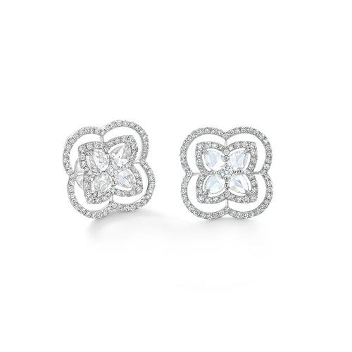 Blossom Diamond Stud earrings - Full Bloom