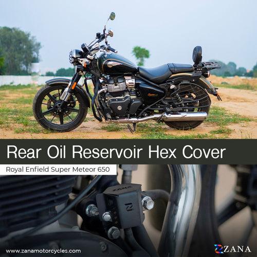 ZANA-REAR OIL RESERVOIR HEX COVER FOR SUPER METEOR 650