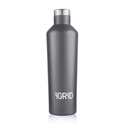 iGRiD Stainless Steel Double Wall Insulated Water Bottle-750ml|STWB09|