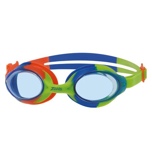 Zoggs Bondi Junior Swimming Goggles | Green/Blue - Tinted Blue Lens