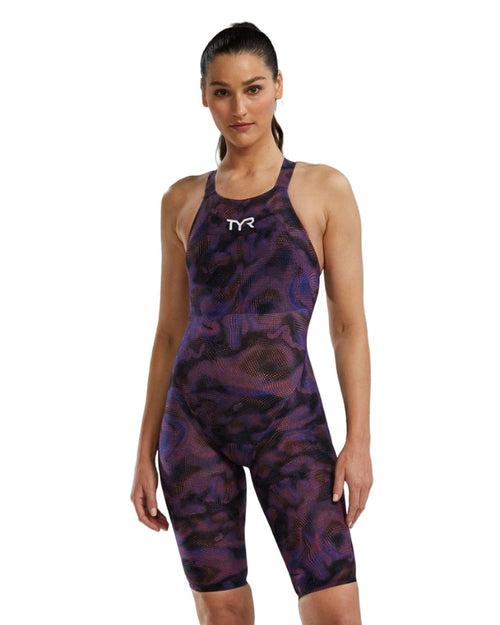 TYR Women's Avictor 2.0 Exolon Openback Swimsuit | Navy/Multi