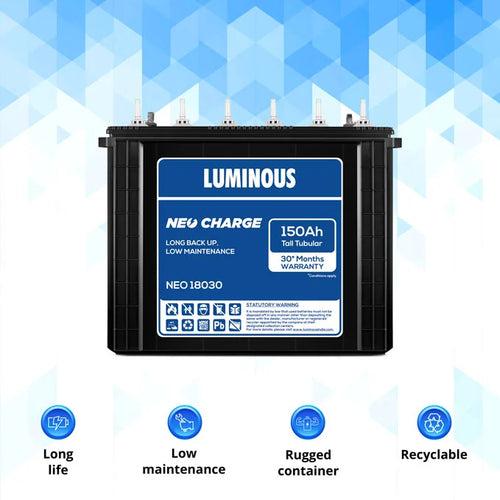 Luminous Battery Neo Charge 18030 tubular battery