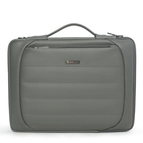 Vaku Luxos Lasa Chivelle Premium Collection Sleeve for MacBook 13"/14" with Strap - Grey