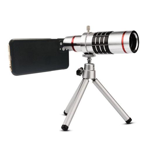 18x Optical Zoom Mobile Lens Kit Telescope Lens with Tripod, Back case/Cover compatible with Iphone11 Max
