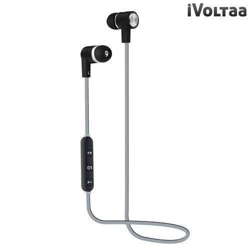 iVoltaa E11 Wireless Headset in-Ear Headphones with Mic - Black