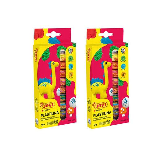 Jovi Modelling Clay 10 Colours Sticks Pack Of 2