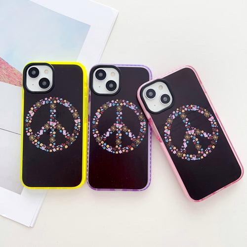 Peace Out Designer Impact Proof Silicon Phone Case for iPhone