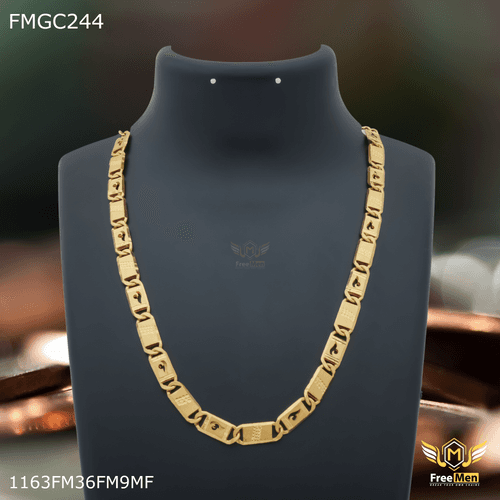 Freemen Lovely gold plated Chain for Man - FMGC244
