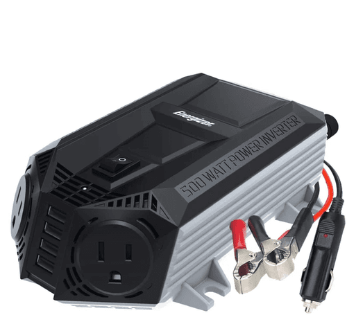 Refurbished EN548 Energizer 500 Watt Power Inverter 12V DC to AC Plus 4 x 2.4A USB