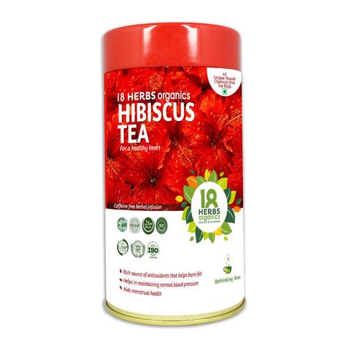 18 Herbs Organics Hibiscus Tea (TIN)
