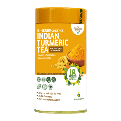 18 Herbs Organics Indian Turmeric Tea (TIN)