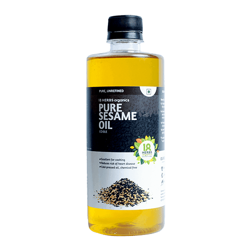 18 Herbs Organics Pure Sesame Oil