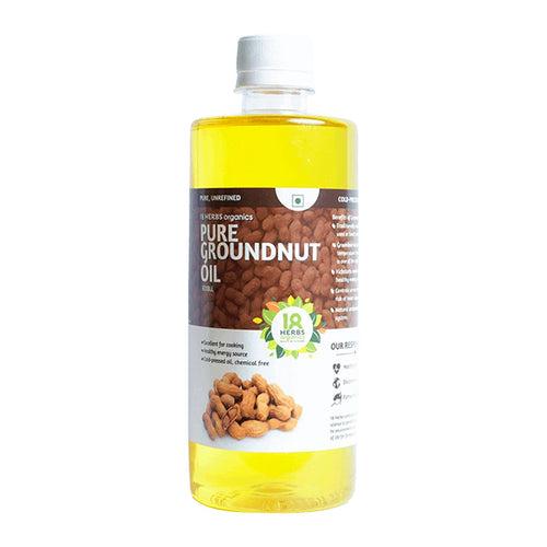 18 Herbs Organics Pure Edible Groundnut Oil