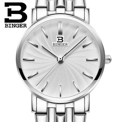 Binger Swiss Ultra thin Quartz Watch Women B 3051