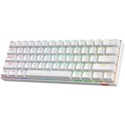 Unboxed - Draconic Pro K530 Pro - 60% Bluetooth+2.4Ghz+Wired Mechanical Keyboard White (Red Switch)