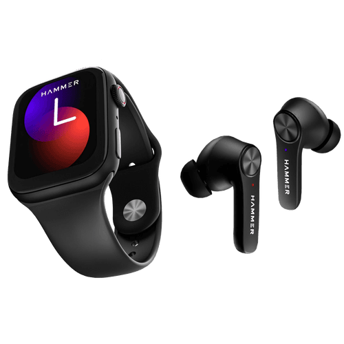 Hammer Ace 3.0 Bluetooth Calling Smartwatch & Hammer Airflow 2.0 TWS (Combo)