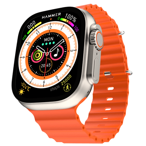 Hammer Ace Ultra Bluetooth Calling smartwatch With largest 1.96 inches Always on Display