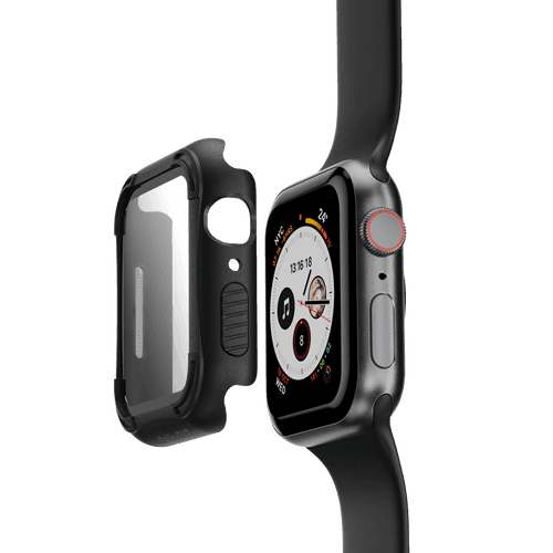 Rugged Armor Apple Watch Case with Tempered Glass Screen Protector