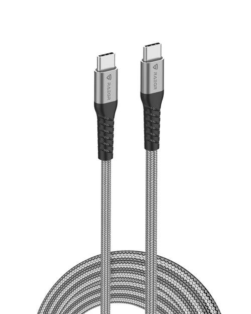 RAEGR RapidLine 250CC USB 2.0 Type C- C Cable 100W PD Fast Charging Cable