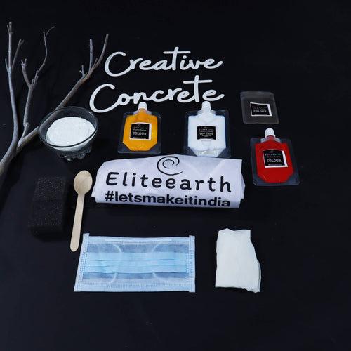Eliteearth's DIY Creative Concrete Kit with Silicon Mold