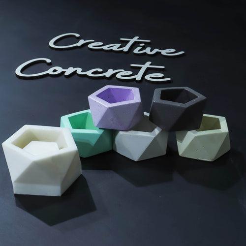 Creative Concrete's Mould for Planter & Candle vessel - HL-005
